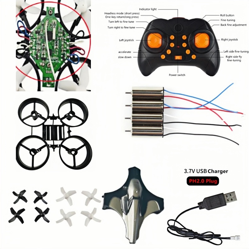 Drone Kit Beginner - Kit Completo de Drone DIY 2.4G